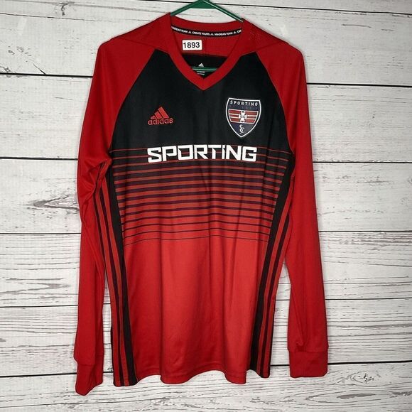 Sporting Kansas City St Croix Academy Men’s jersey shirt size Medium adidas Red - Picture 4 of 8